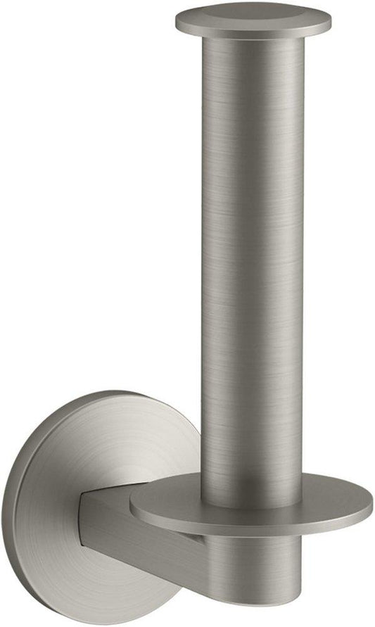 KOHLER Components™ Vertical and Wall Toilet Tissue Holder in Vibrant® Brushed Nickel