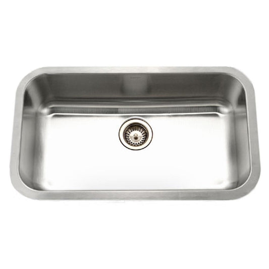 Houzer Eston Series 31-1/2 in. Undermount Stainless Steel Double Bowl Kitchen Sink