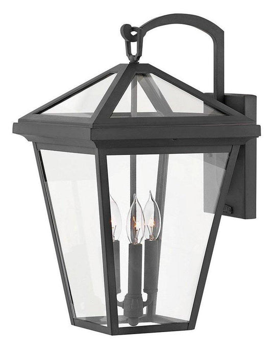 Hinkley Alford Place 180W 3-Light Medium E-26 LED Outdoor Wall Sconce in Museum Black