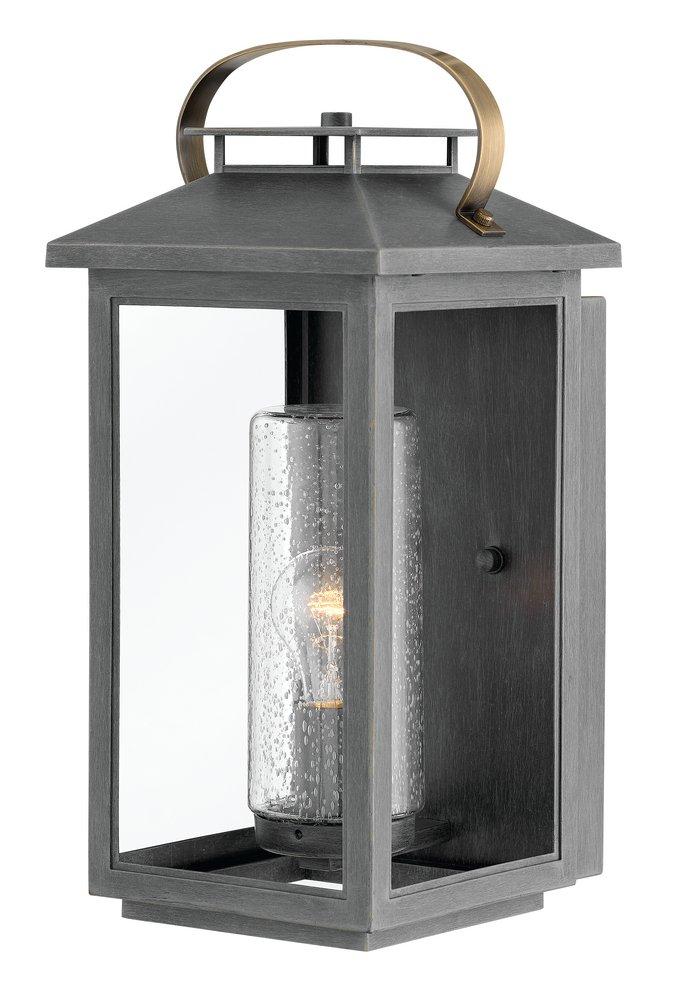 Hinkley Atwater 100W 1-Light Outdoor Wall Lantern in Ash Bronze