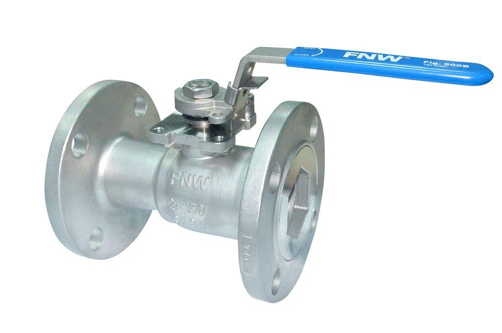 FNW® Figure 500C 4 in. Stainless Steel Fire Safe Standard Port Flanged 150# Ball Valve