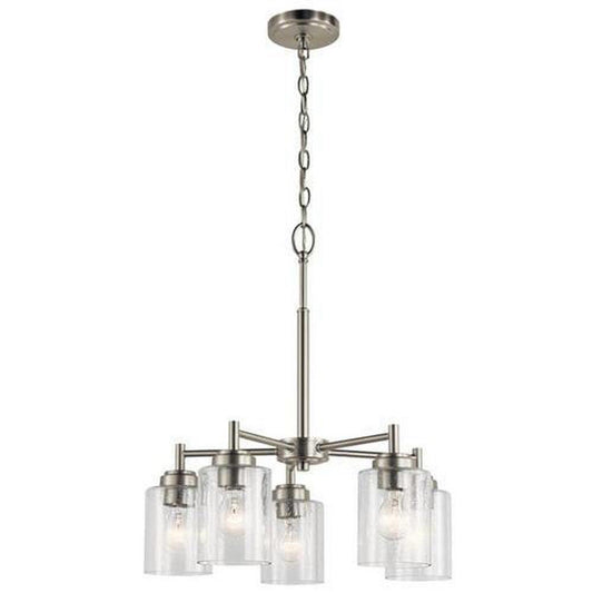 Kichler Lighting Winslow™ 75W 5-Light Medium Chandelier in Brushed Nickel