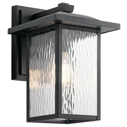 Kichler Lighting Capanna™ 75W 1-Light Medium E-26 Incandescent Outdoor Wall Sconce in Textured Black