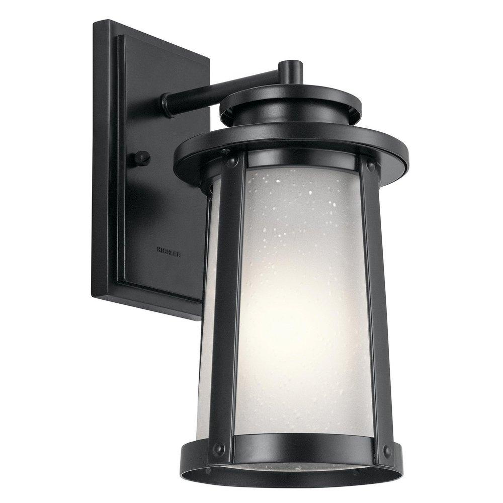 Kichler Lighting Harbor Bay™ 60W 1-Light Medium E-26 Incandescent Outdoor Wall Sconce in Black