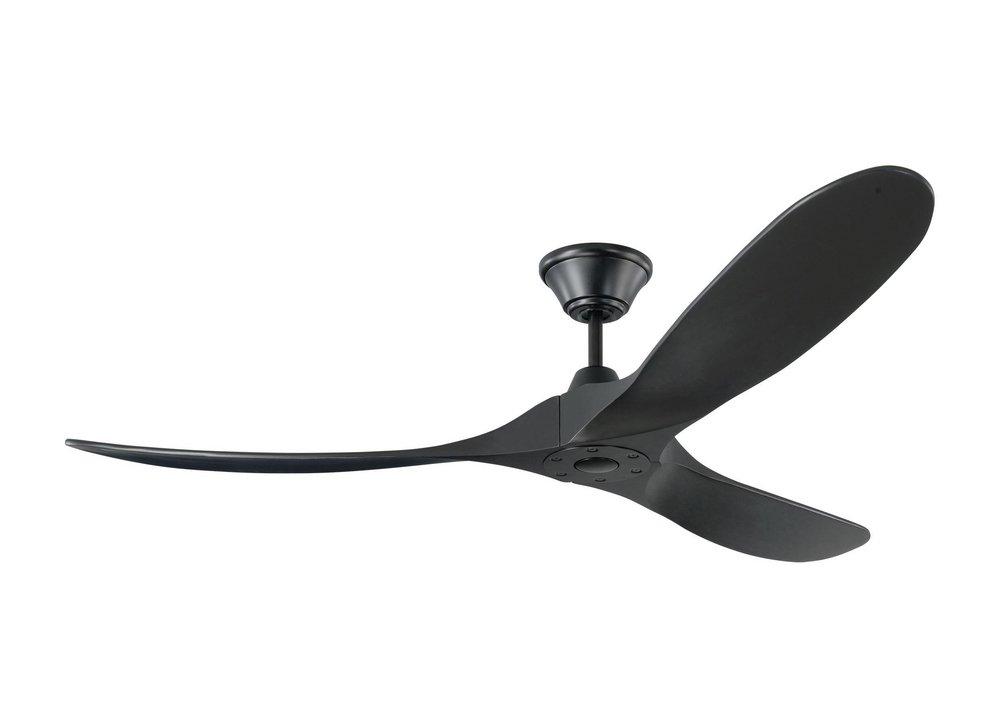 Visual Comfort & Co. Fan Maverick 60 in. 27W 3-blade Ceiling Fan in Matte Black