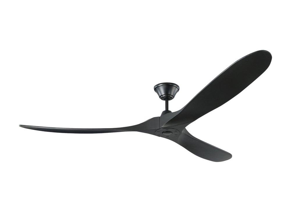 Visual Comfort & Co. Fan Maverick Max 70 in. 30W 3-blade Ceiling Fan in Matte Black