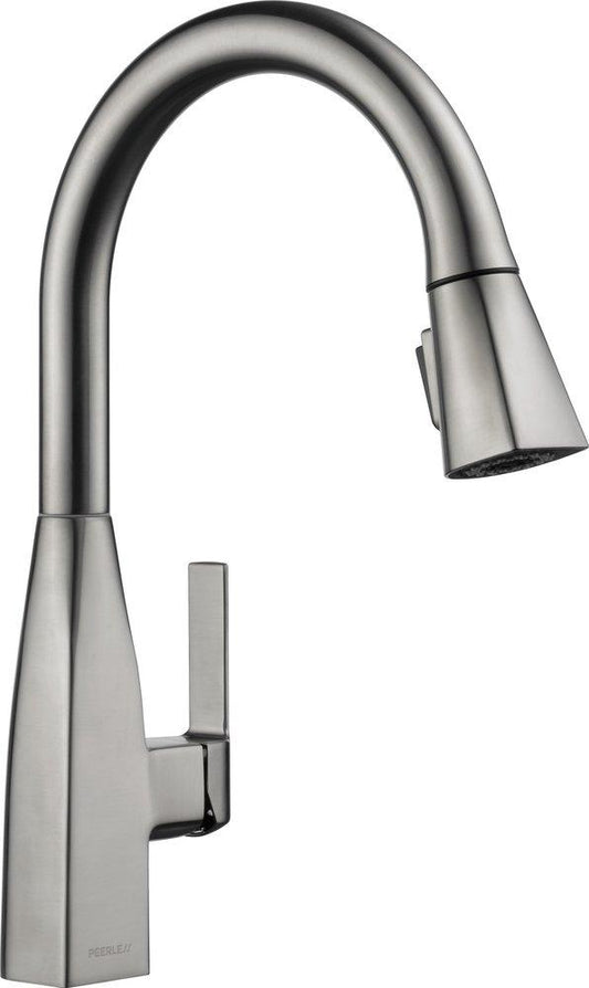 Peerless® Xander® Single Handle Pull Down Kitchen Faucet in Brilliance® Stainless