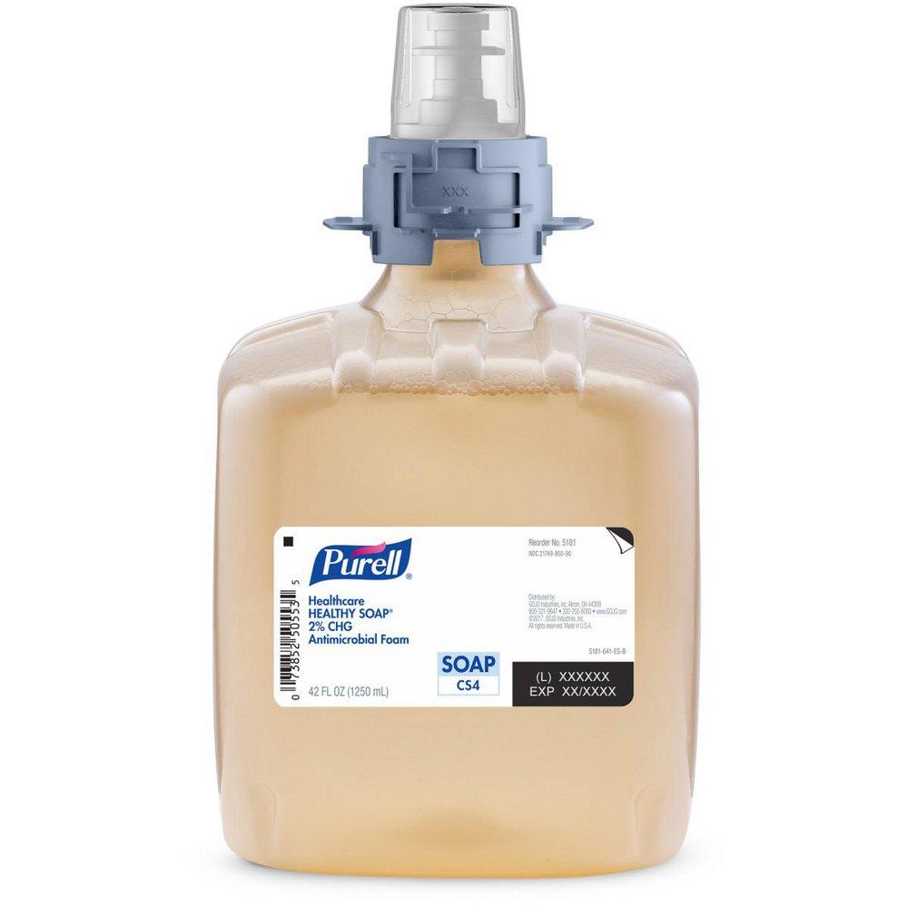 PURELL® Advanced 1250 ml 2% CHG Antimicrobial Foam Hand Soap (Case of 3)
