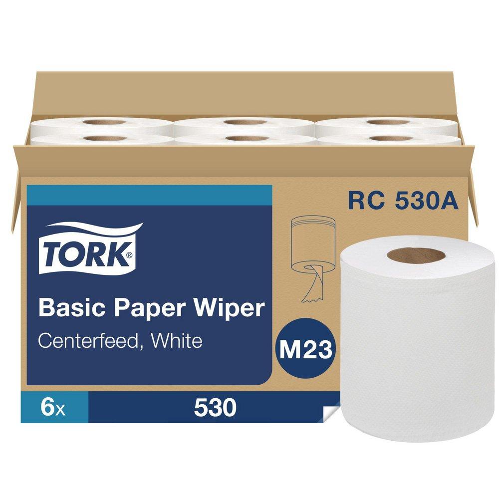 Tork Universal Centerfeed Paper Hand Towel Roll, 2-Ply 519 ft, White (Case of 6)