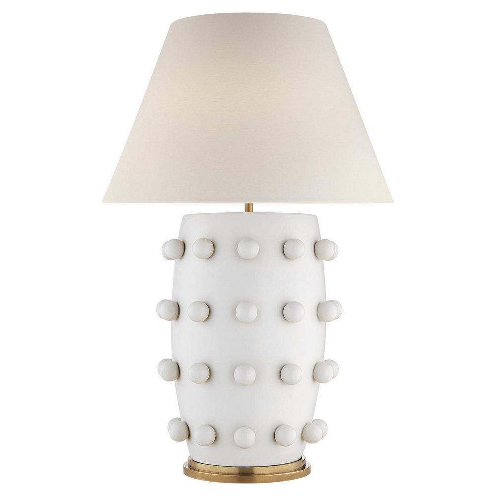 Visual Comfort & Co. Signature Linden™ 100W Table Lamp in Plaster White