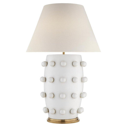 Visual Comfort & Co. Signature Linden™ 100W Table Lamp in Plaster White