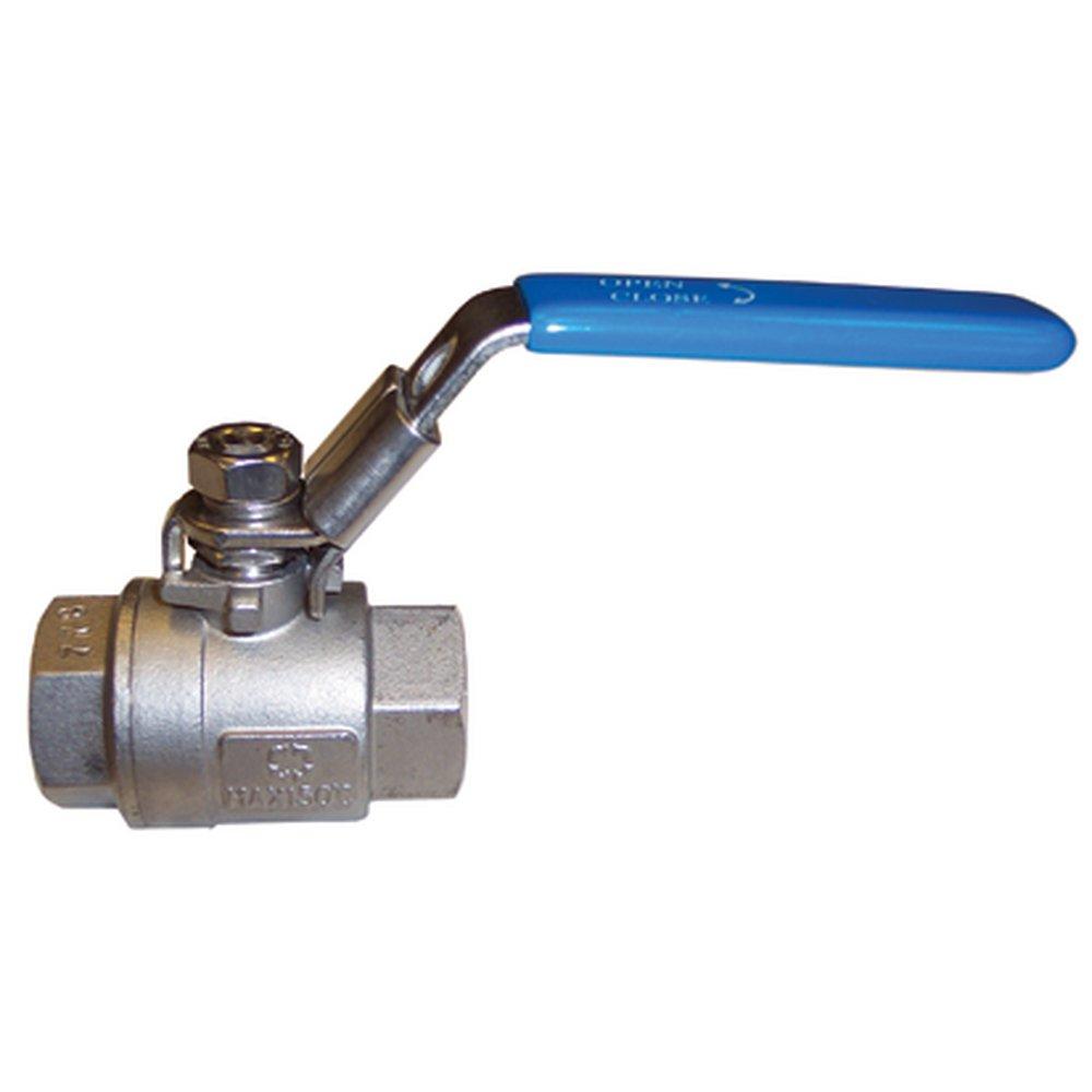 Inline Ball Valve 202F Series 1/2 in. Stainless Steel Full Port NPT 1000# Ball Valve