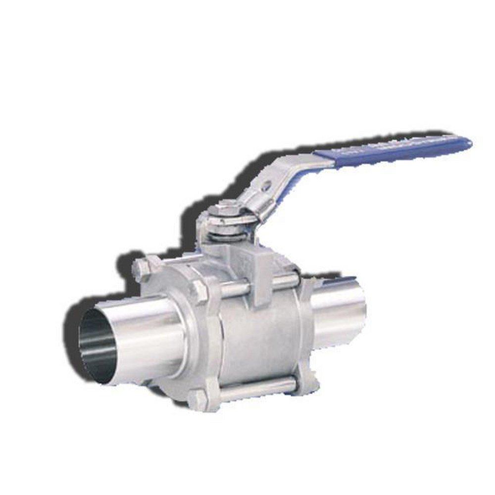Inline Ball Valve 337F Series 1/2 in. Stainless Steel Full Port OD Tube 1000# Ball Valve