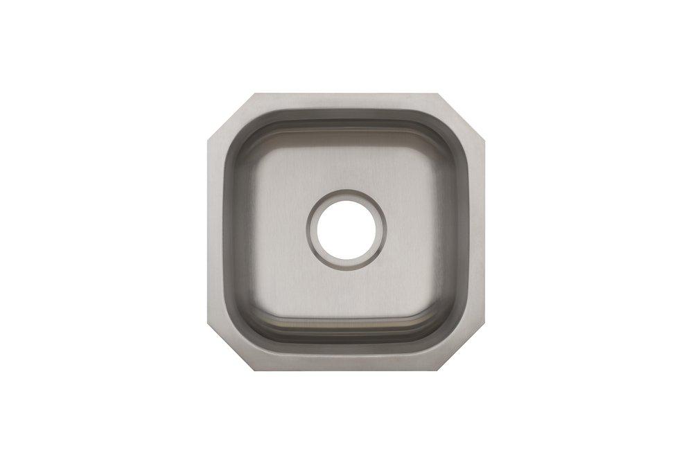 PROFLO® Plomosa 16 in. Undermount Stainless Steel Single Bowl Kitchen Sink