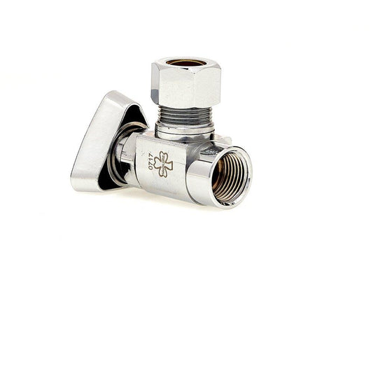 McGuire Manufacturing Convertible™ II 3/8 in x 1/2 in Loose Key Handle Angle Supply Stop Valve