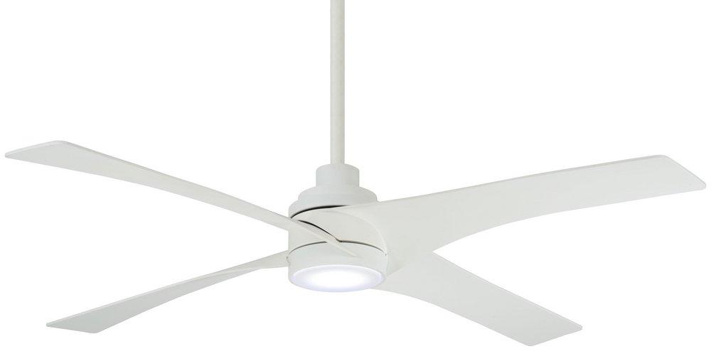 Minka Aire Swept 56 in. 4-Blade Indoor Ceiling Fan in Flat White