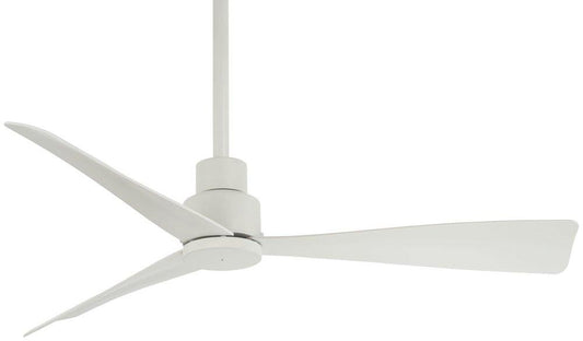 Minka Aire Simple 44 in. 3-Blade Indoor Ceiling Fan in Flat White