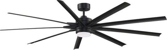 Fanimation Odyn™ 84 84 in. 34W 9-blade 1-Light Ceiling Fan in Black