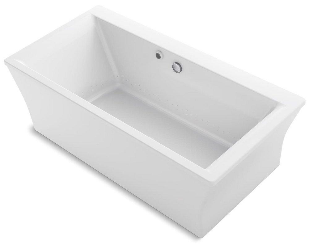 KOHLER Stargaze® 72 x 36-1/16 in. Freestanding Bathtub Center Drain in White