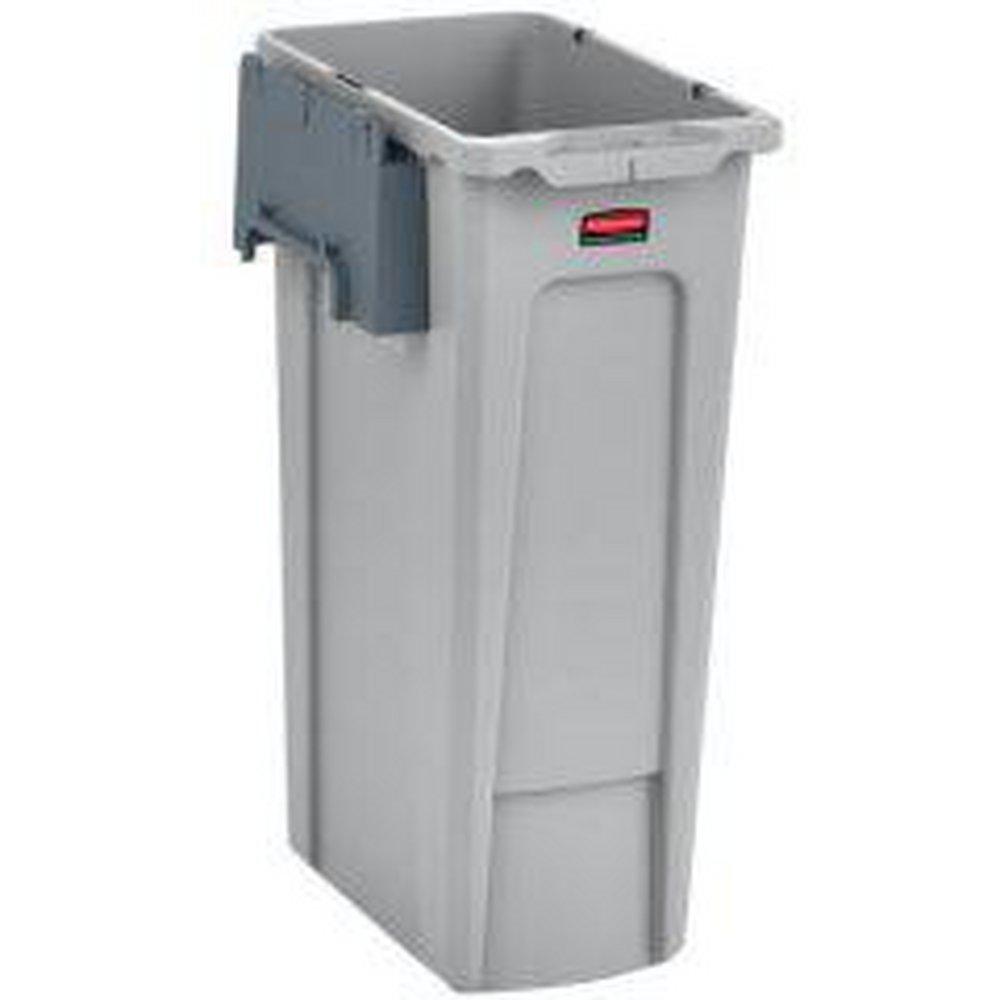 Rubbermaid Slim Jim® 34-1/4 x 21-1/2 x 12 in. Resin Recycling Station Starter Kit Container in Grey