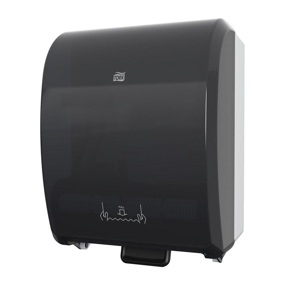 Tork Tork Mechanical 7.5 in. Paper Hand Towel Roll Dispenser, Black, H71 System