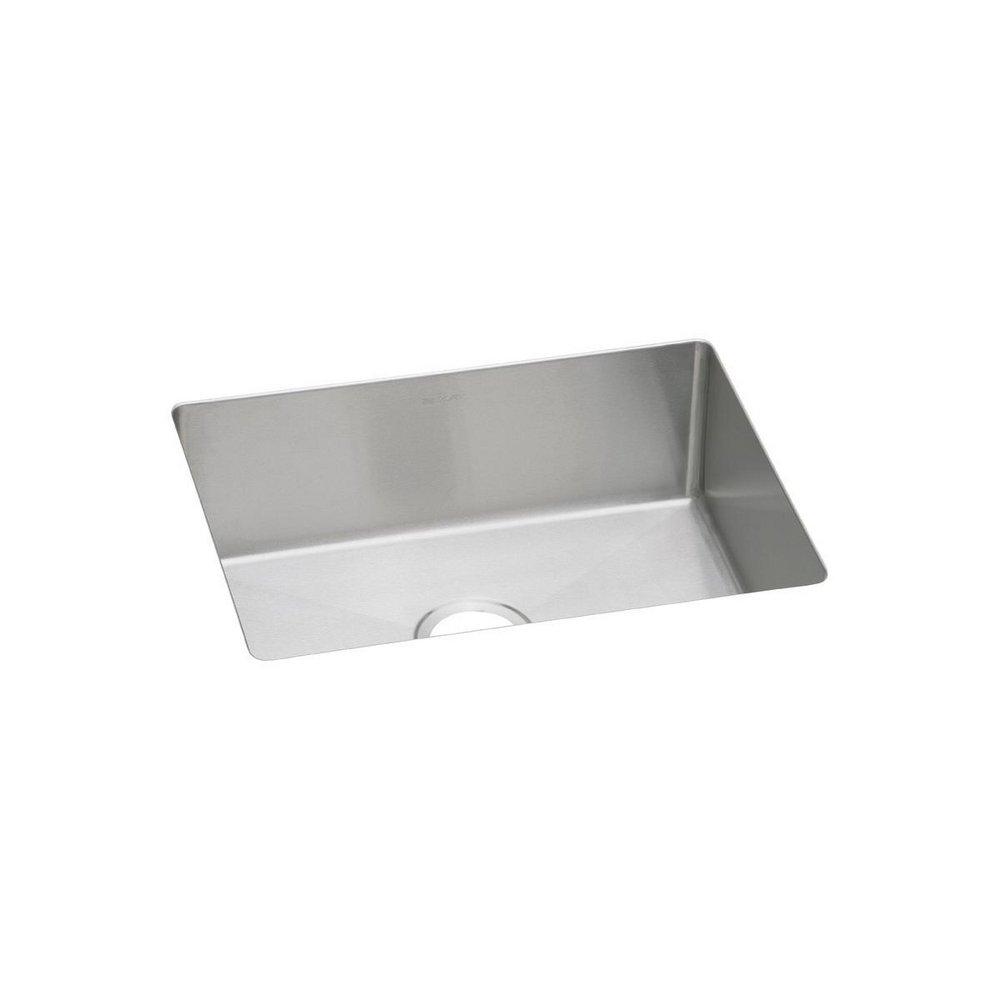 Elkay Crosstown® 23-1/2 in. Undermount Stainless Steel Single Bowl Kitchen Sink in Polished Satin