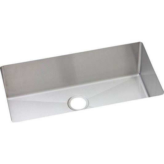 Elkay Crosstown® 32-1/2 in. Undermount Stainless Steel Single Bowl Kitchen Sink in Polished Satin
