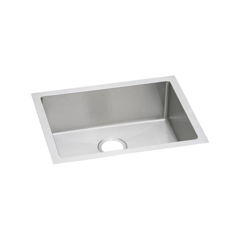 Elkay Crosstown® 23-1/2 in. Undermount Stainless Steel Single Bowl Kitchen Sink in Polished Satin