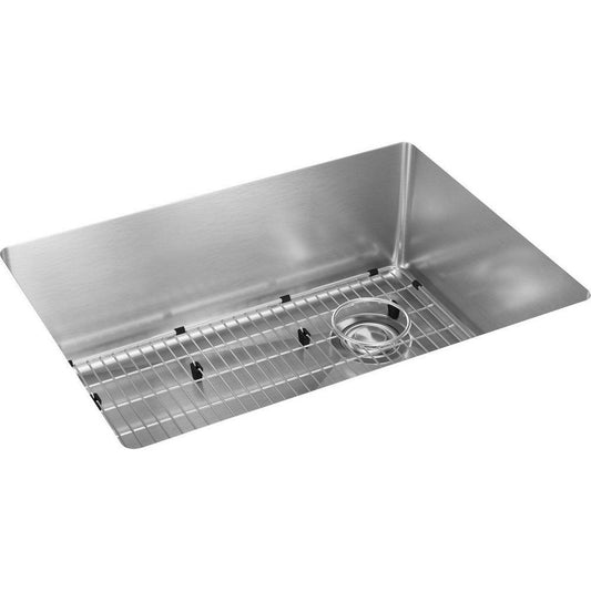 Elkay Crosstown® 25-1/2 in. Undermount Stainless Steel Single Bowl Kitchen Sink in Polished Satin