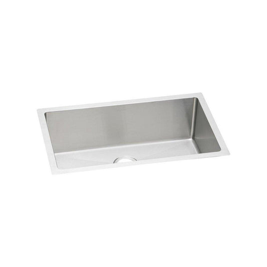 Elkay Crosstown® 30-1/2 in. Undermount Stainless Steel Single Bowl Kitchen Sink in Polished Satin
