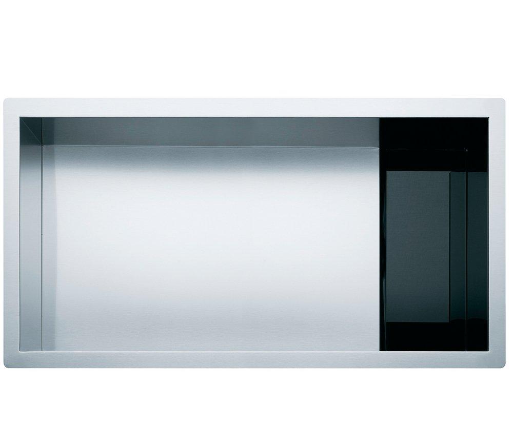 Franke Crystal 32-1/2 in. Undermount Stainless Steel Single Bowl Kitchen Sink