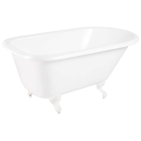 Signature Hardware Miya 66 x 30 in. Freestanding Bathtub End Drain in White