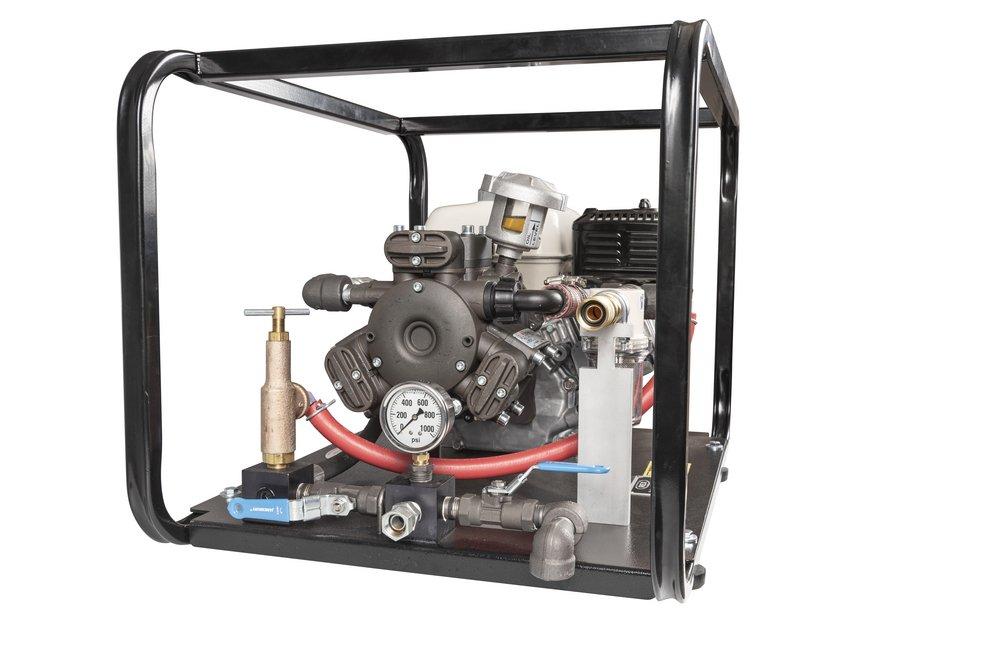 Wheeler-Rex Comet Gas Hydrostatic Test Pump with Cage