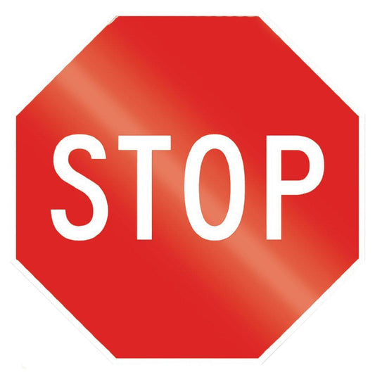 30 x 30 in. Engineer Grade Stop Sign in Red