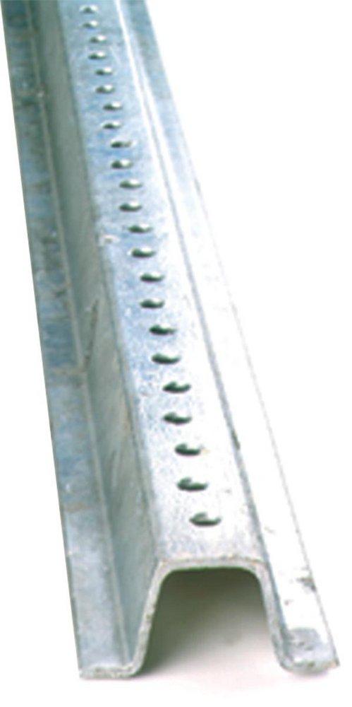 Standard Weight Galvanized Finish U-Channel Post 6 ft. Steel