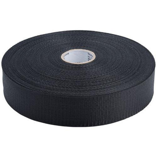 3 in. x 100 yd. Polypropylene Duct Strap in Black
