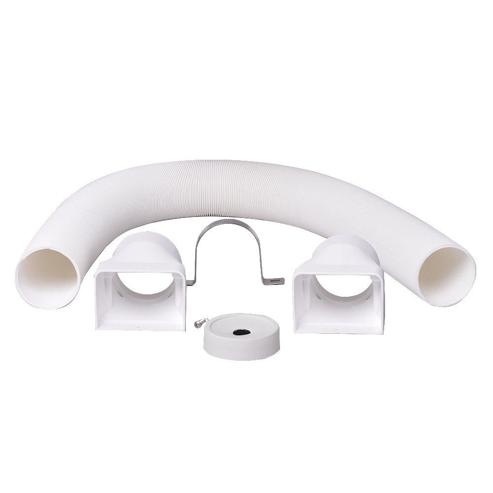 DiversiTech® SpeediChannel™ 5-3/4 x 4 in. Line Set Cover System Stainless Steel in Natural