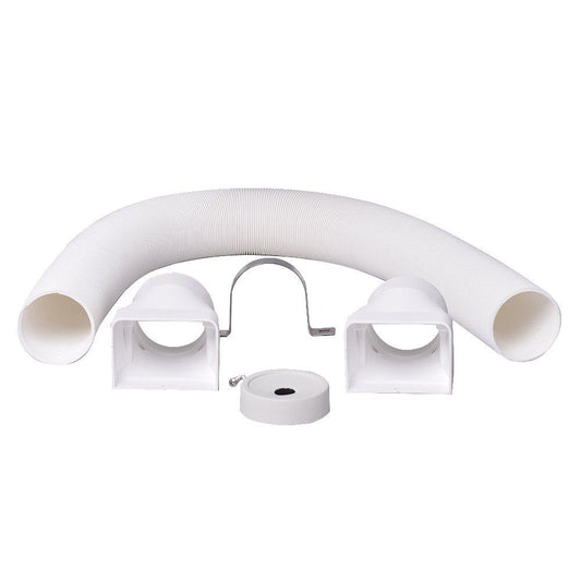 DiversiTech® SpeediChannel™ 5-3/4 x 4 in. Line Set Cover System Stainless Steel in Natural