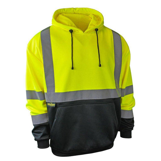 Radians Radwear™ Class 3 Hooded Pullover Sweatshirt Hi-Viz Green XL