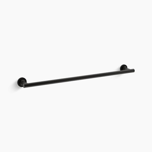 KOHLER Purist® 24 in. Towel Bar in Matte Black