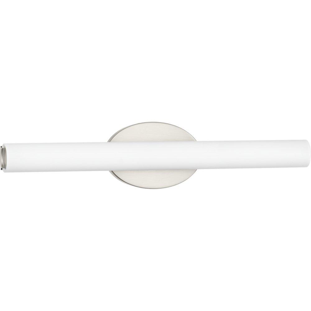 Progress Lighting Parallel 35W 1-Light Integrated LED Vanity Fixture in Brushed Nickel