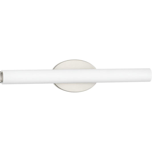 Progress Lighting Parallel 35W 1-Light Integrated LED Vanity Fixture in Brushed Nickel