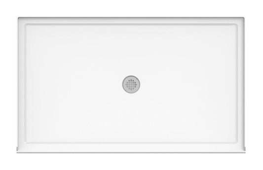 JACUZZI® Catalina™ 60 in. x 36 in. Shower Base with Center Drain in White
