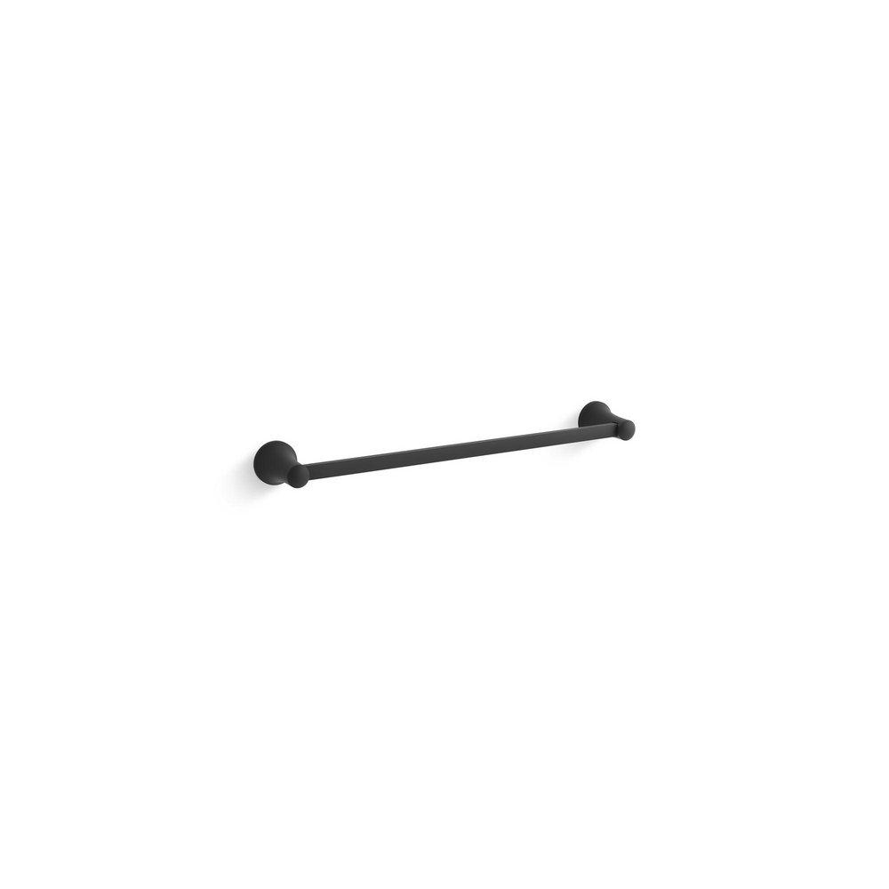 KOHLER Tempered™ 18 in. Towel Bar in Matte Black