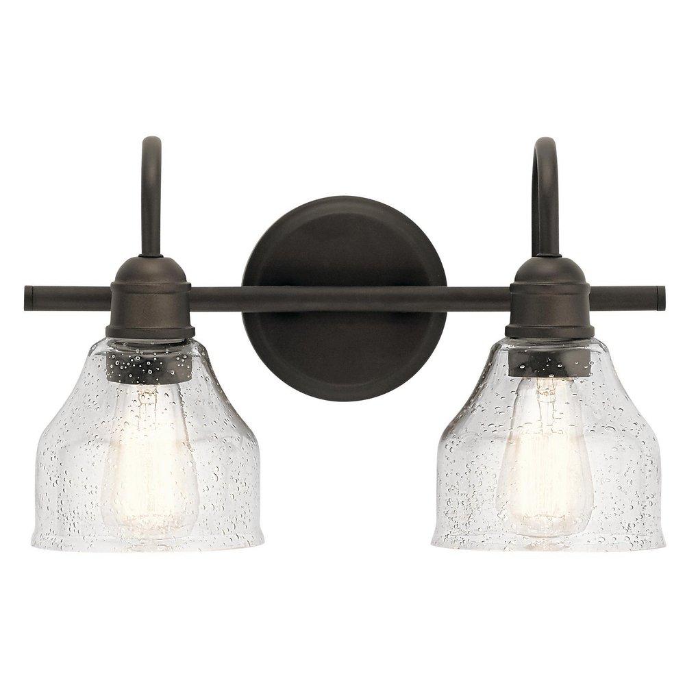 Kichler Lighting Avery™ 75W 2-Light Medium E-26 Incandescent Vanity Fixture in Olde Bronze