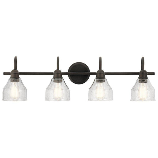 Kichler Lighting Avery™ 75W 4-Light Medium E-26 Incandescent Vanity Fixture in Olde Bronze