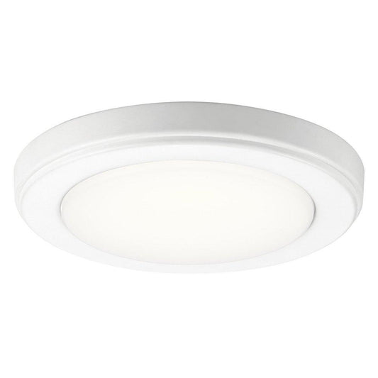Kichler Lighting Zeo 7 in. 14.5W 1-Light Integrated LED Flush Mount Ceiling Fixture in White