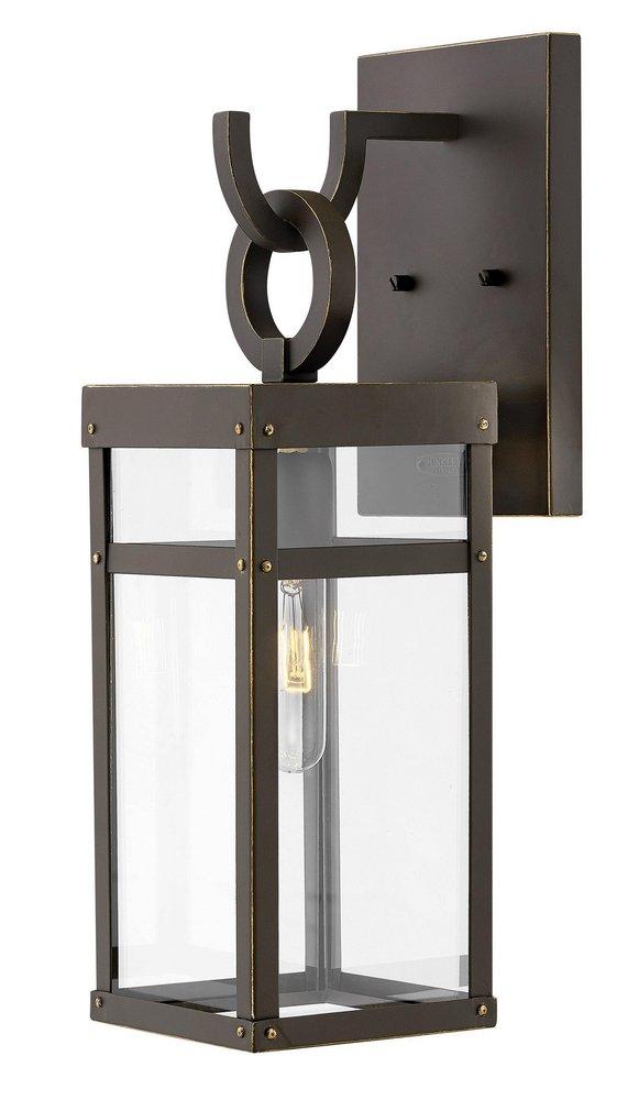 Hinkley Porter 100W 1-Light Medium E-26 Outdoor Wall Sconce in Oil Rubbed Bronze