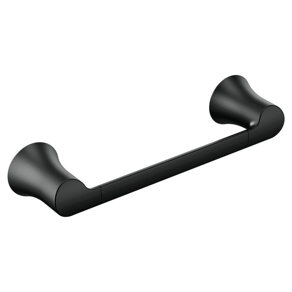 Moen Doux 9 in. Towel Bar in Matte Black