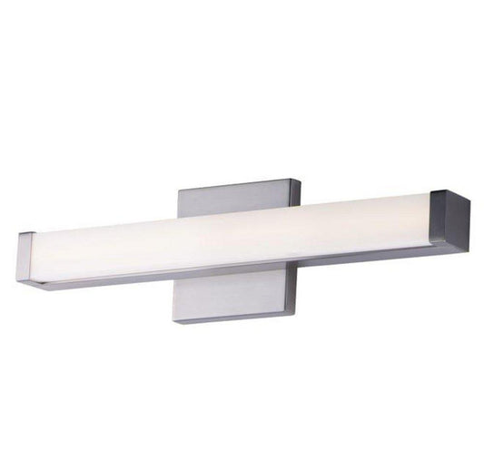 Maxim Lighting® Spec Vanity 12W 1-Light Integrated LED Vanity Fixture in Satin Nickel